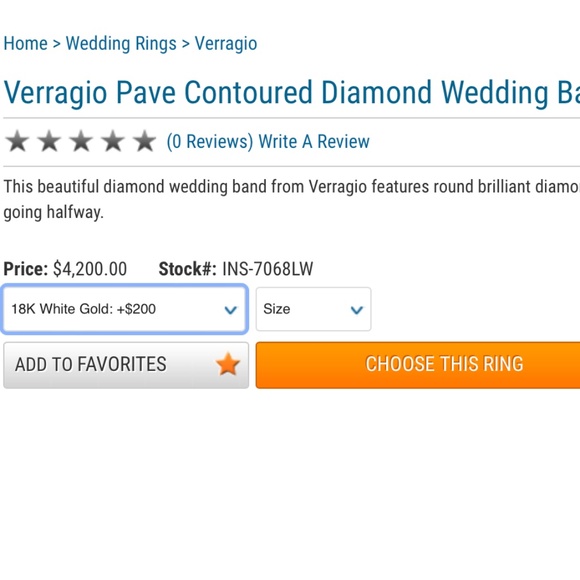 Designer VERRAGIO Diamond 18K Gold WG Wedding Ring Band #2 Size 5 INSIGNIA $4K - Picture 4 of 16